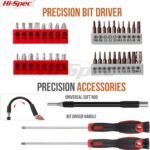 Hi-Spec 56pc Electronics Repair & Opening Tool Kit Set - Image 2
