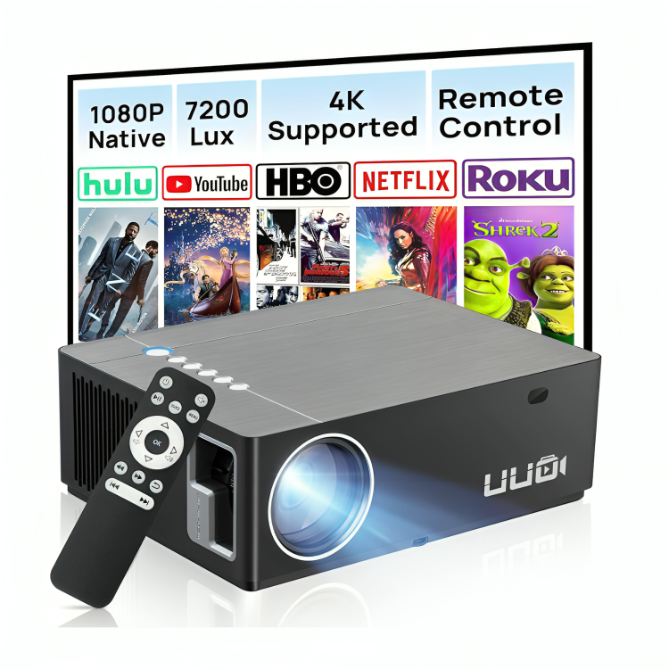 Untitled-design-2024-08-11T051000.100-1.png 4K Projector,Native 1080P Projector for Outdoor Home,Movie Projector support 4K HD Video - Image 1